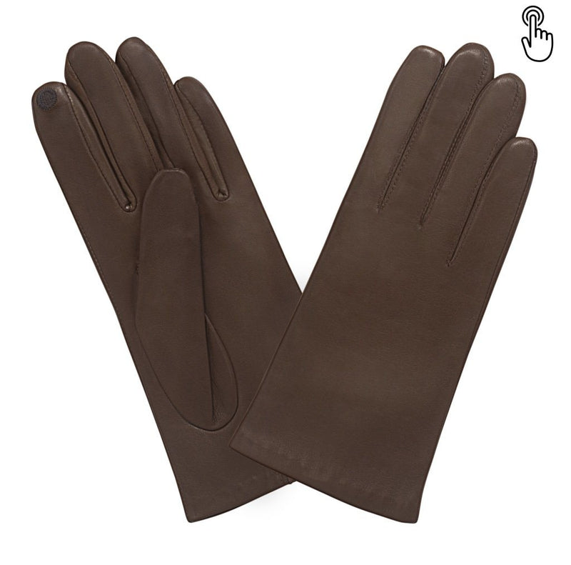 Cuir Prestige Femme - Tactile Gant Glove Story Cork 6.5 Cuir de mouton - 100% Soie