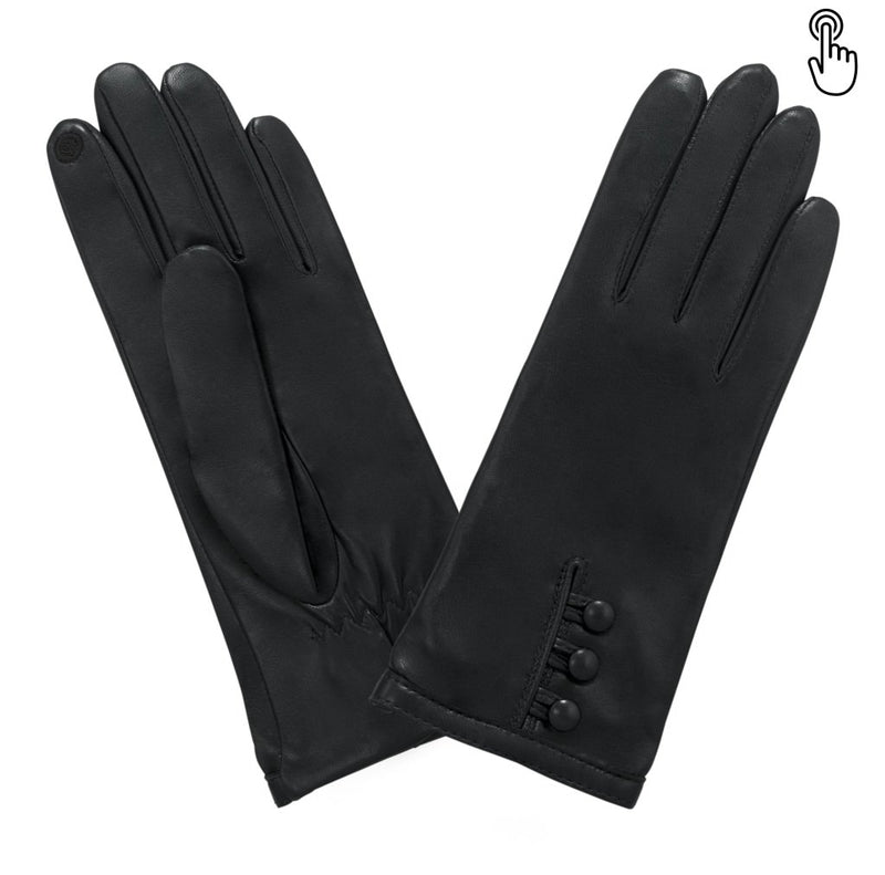 Cuir Prestige Femme Tactile Glove Story noir 6.5 Agneau