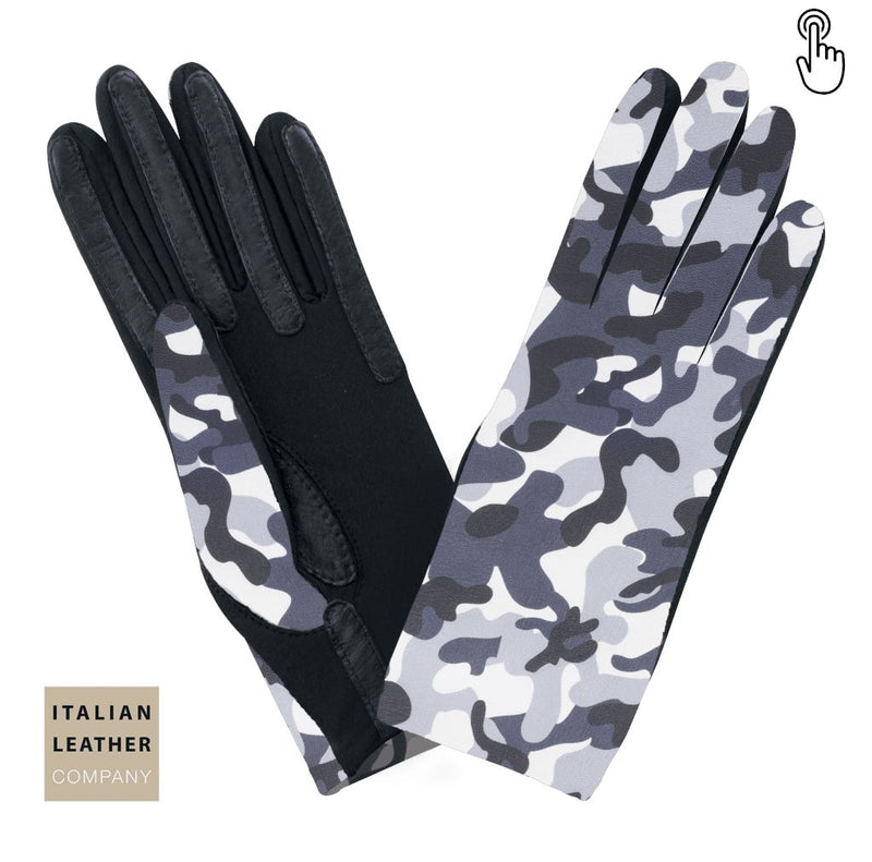 Gant Femme Imprimé Camouflage Tactile Gant Glove Story Camouflage Noir TU 18% Elastomère-82%Polyamide / 100% Polyester