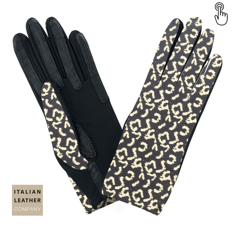 Gant Femme Imprimé Géométrique Tactile Gant Glove Story Géométrique Noir TU 18% Elastomère-82%Polyamide / 100% Polyester