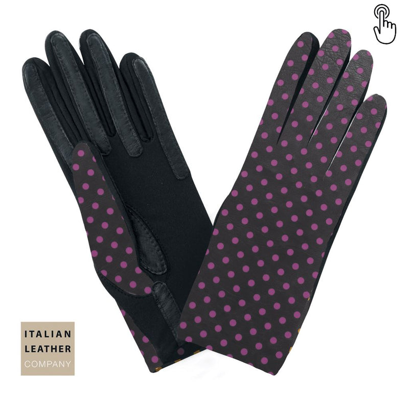 Gant Femme Imprimé Pois Tactile Gant Glove Story Pois Fuschia TU 18% Elastomère-82%Polyamide / 100% Polyester
