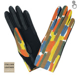 Gant Femme Imprimé Trait Tactile Gant Glove Story Trait Orange TU 18% Elastomère-82%Polyamide / 100% Polyester