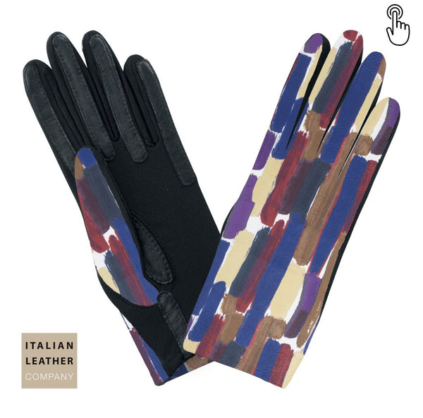Gant Femme Imprimé Trait Tactile Gant Glove Story Trait Violet TU 18% Elastomère-82%Polyamide / 100% Polyester