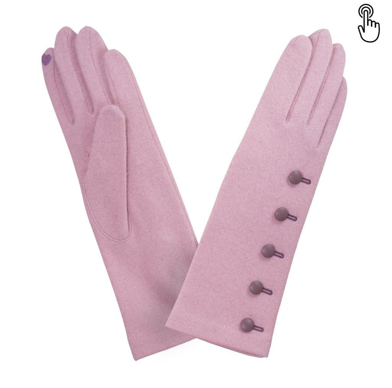 Gant laine femme mi long TACTILE Gant Glove Story Pink TU Tissus 80% laine-20% nylon
