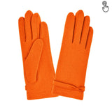 Gant laine femme strap papillon TACTILE Gant Glove Story Orange TU Tissus 80% laine-20% nylon