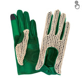 Gant vélo/e-trottinette femme Glove Story MINT LEAF S Cuir d'agneau - Non Doublé