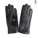 Gant vélo/e-trottinette femme Glove Story NOIR S Cuir d'agneau - 100% Polyester