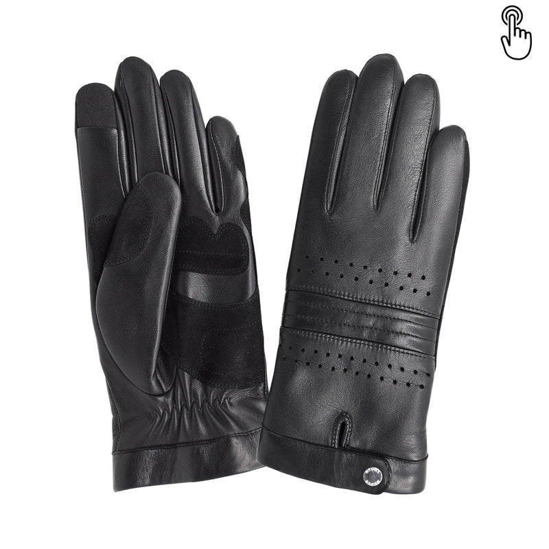 Gant vélo/e-trottinette femme Glove Story NOIR S Cuir d'agneau - 100% Polyester