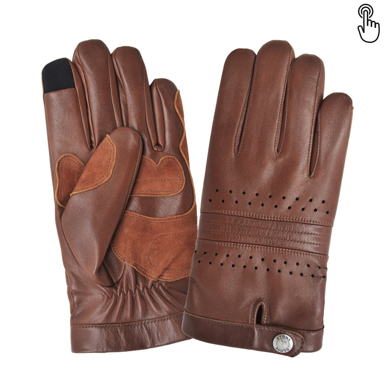 Gant vélo/e-trottinette homme Glove Story CORK S Cuir d'agneau - 100% Polyester