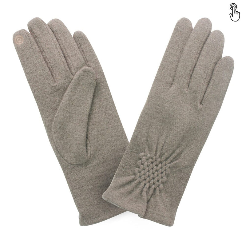 Gants 80% laine 20% nylon-Tactile-31067NF Gant Glove Story Taupe TU 