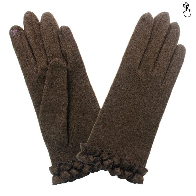 Gants 80% laine 20% nylon-Tactile-31090NF Gant Glove Story Choco TU 