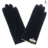Gants 80% laine 20% nylon-Tactile-31091NF Gant Glove Story Noir/Blanc TU 