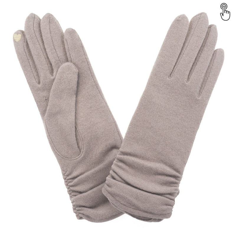 Gants 80% laine 20% nylon-Tactile-31100NF Gant Glove Story Taupe TU 