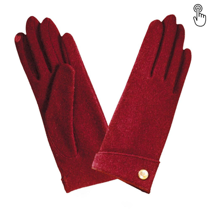 Gants 80% laine 20% nylon-Tactile-31138NF Gant Glove Story Rouge TU 