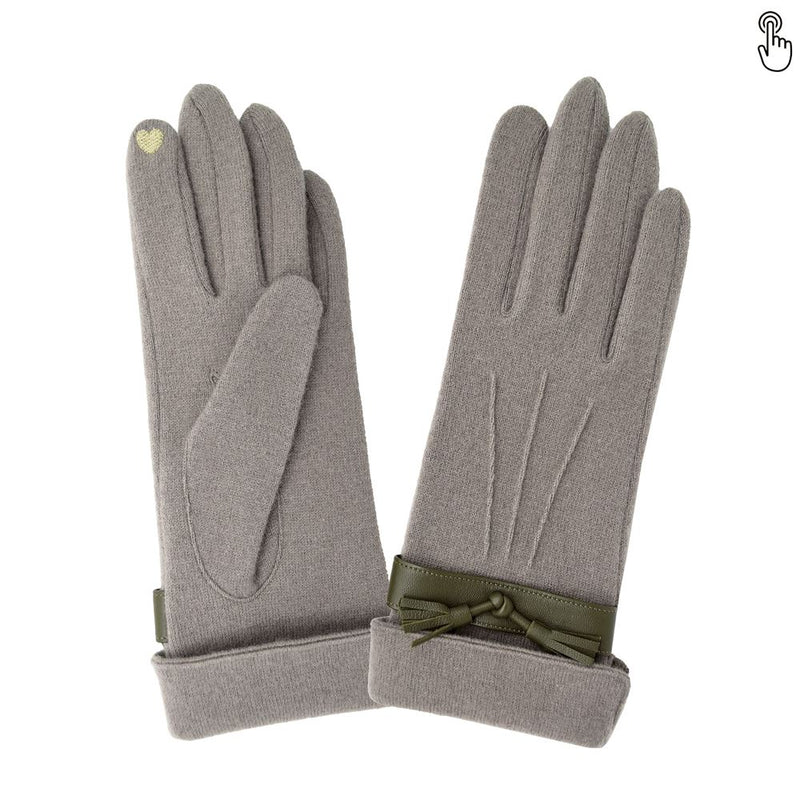 Gants 80% laine 20% nylon-Tactile-31156NF Gants Glove Story Taupe TU 
