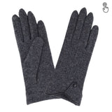 Gants 80% laine 20% nylon-Tactile-31165NF Gants Glove Story Gris/Noir TU 