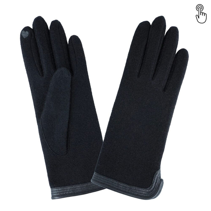 Gants 80% laine 20% nylon-Tactile-31166NF Gants Glove Story Noir TU 