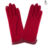 Gants 80% laine 20% nylon-Tactile-31166NF Gants Glove Story Rouge TU 
