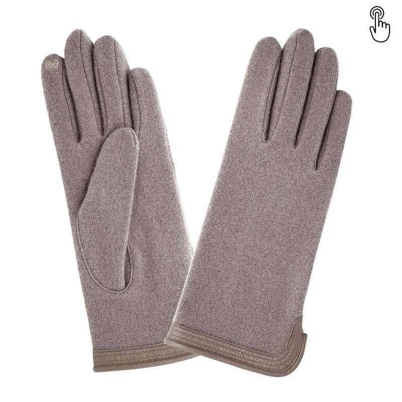 Gants 80% laine 20% nylon-Tactile-31166NF Gants Glove Story Taupe TU 