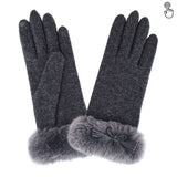 Gants 80% laine 20% nylon-Tactile-31168NF Gants Glove Story Gris TU 