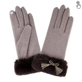 Gants 80% laine 20% nylon-Tactile-31168NF Gants Glove Story Taupe TU 