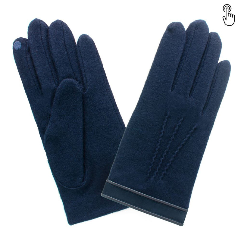 Gants 80% laine 20% nylon-Tactile-32008NF Gants Glove Story Deep Blue TU 