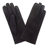 Gants cuir agneau-100% cachemire-21129CA Gant Glove Story Noir 6 