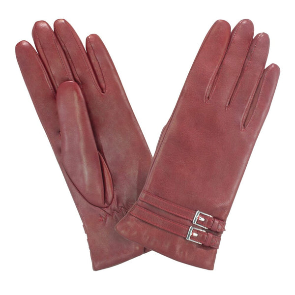 Gants cuir agneau-100% cachemire-21384CA Gant Glove Story Rouge 6.5 