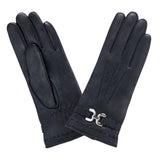 Gants cuir agneau-100% cachemire-21456CA Gant Glove Story Noir 6.5 