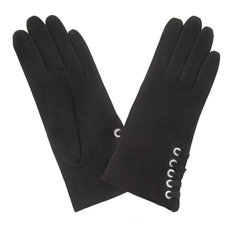 Gants cuir agneau-100% cachemire-21484CA Gant Glove Story Noir 6.5 