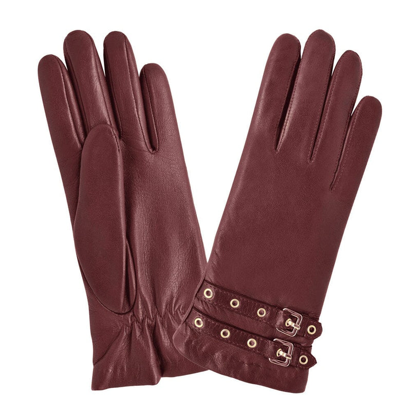 Gants cuir agneau-100% cachemire-21549CA Gants Glove Story Rouge 6.5 