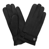 Gants cuir agneau-100% cachemire-cerf-22085CA Gant Glove Story Noir 8 