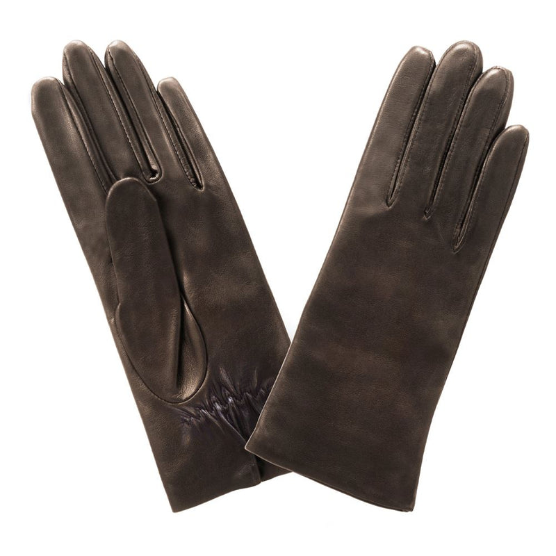 Gants cuir agneau-100% laine-20865TR Gant Glove Story Choco 6.5 