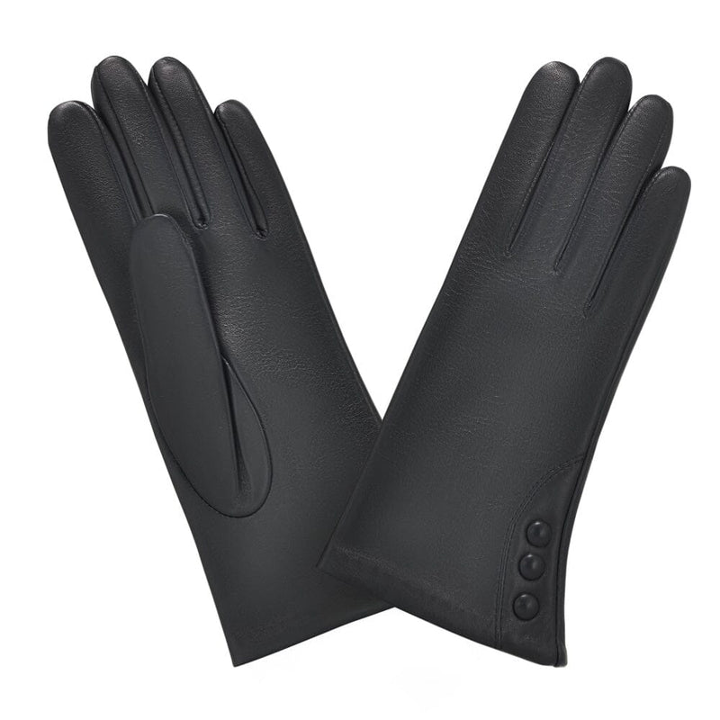 Gants cuir agneau-100% polyester (microfibre)-20856MI Gloves & Mittens Glove Story noir 6.5 