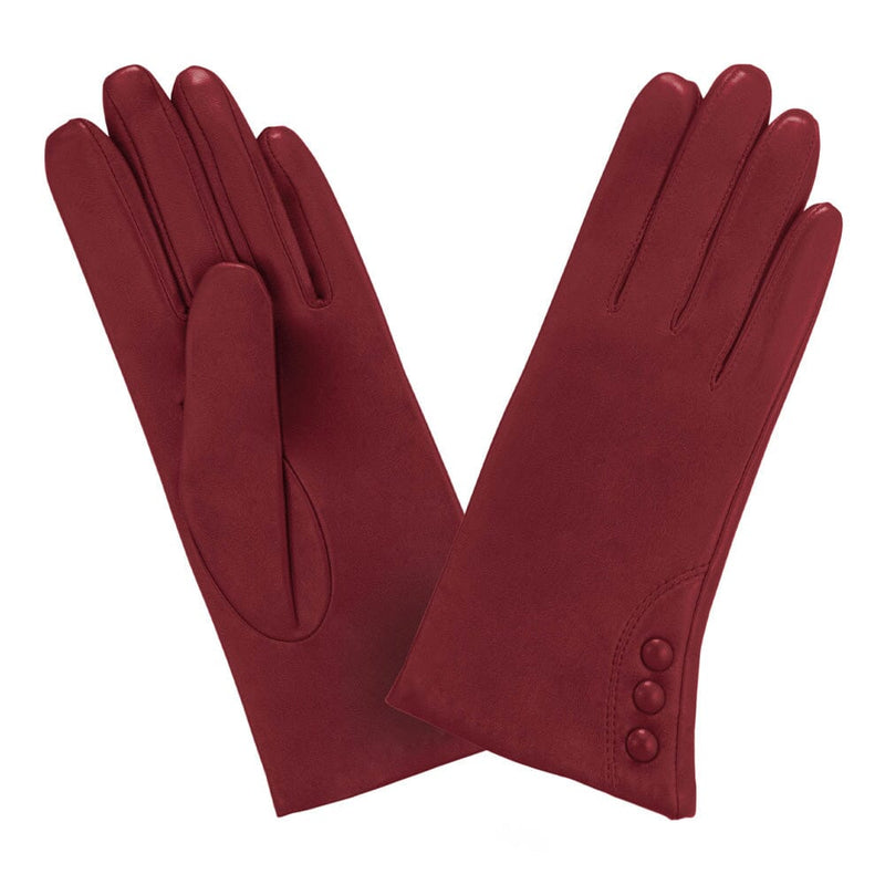 Gants cuir agneau-100% polyester (microfibre)-20856MI Gloves & Mittens Glove Story rouge 6.5 
