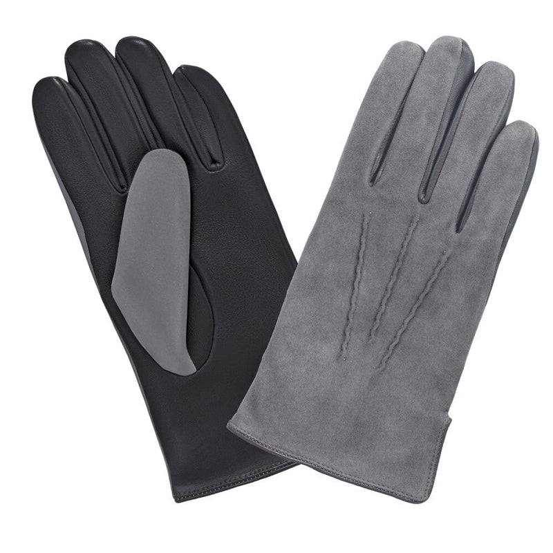 Gants cuir agneau-100% polyester (polaire)-22093PO Gant Glove Story Noir/Gris 8 