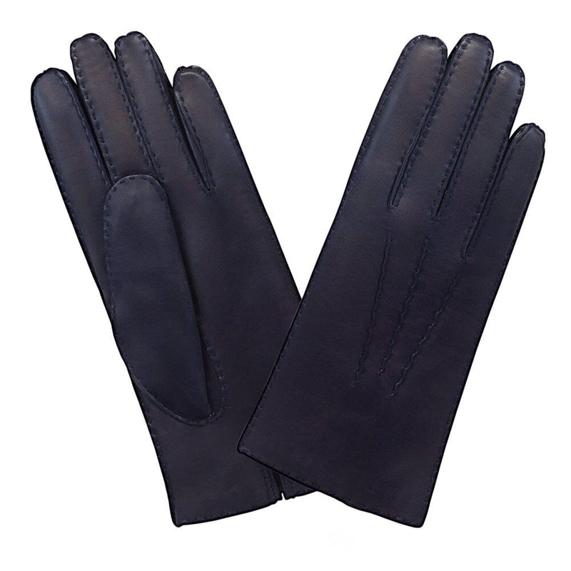 Gants cuir agneau-100% soie-21093SN Gant Glove Story Deep Blue 6.5 