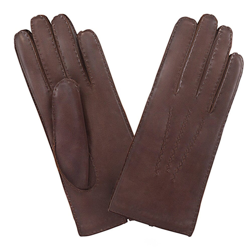 Gants cuir agneau-100% soie-21093SN Gant Glove Story Tan 6.5 