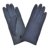 Gants cuir agneau-100% soie-21464SN Gant Glove Story Indigo 6.5 