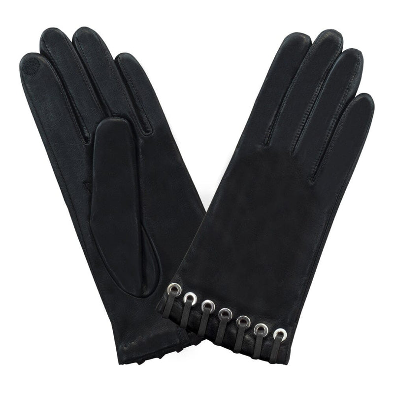 Gants cuir agneau-100% soie-21514SN Gloves & Mittens Glove Story Noir 6.5 