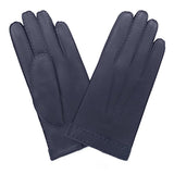 Gants cuir agneau-100% soie-22018SN Gant Glove Story Deep Blue 7.5 