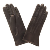 Gants cuir agneau-100% soie-61026SN Gant Glove Story Choco 6.5 