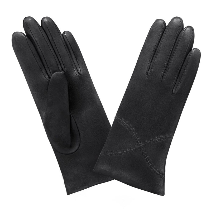 Gants cuir agneau-100% soie-61037SN Gant Glove Story Noir 6.5 