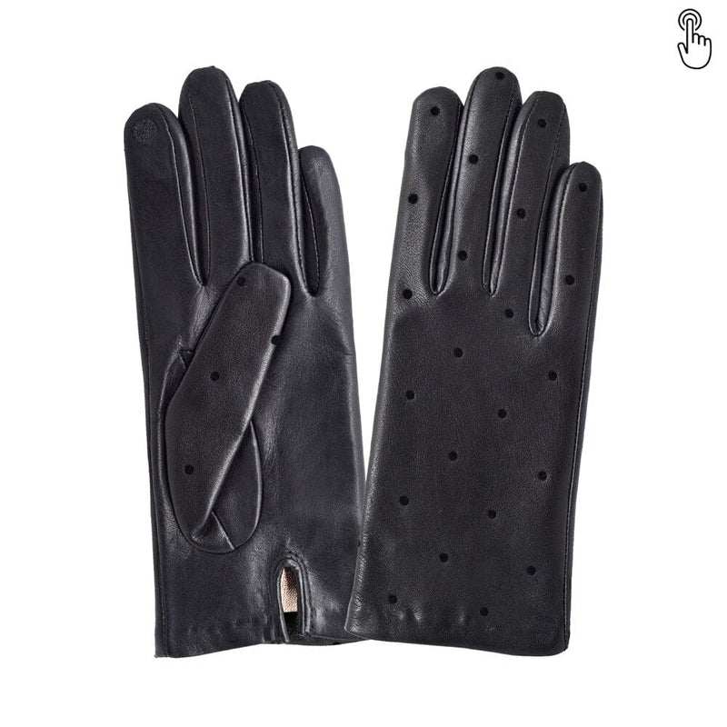 Gants cuir agneau-100% soie-Tactile-21547SN Gants Glove Story Noir 6.5 