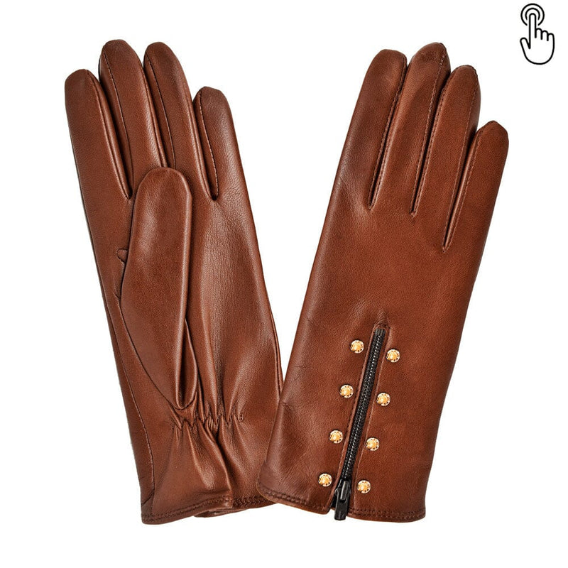 Gants cuir agneau-100% soie-Tactile-21551SN Gants Glove Story Cork 6.5 