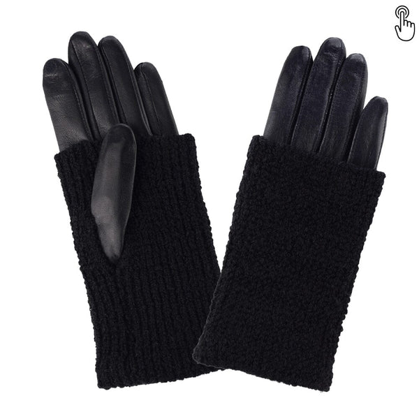 Gants cuir agneau-100% soie-Tactile-21576SN Gants Glove Story Noir 6.5 
