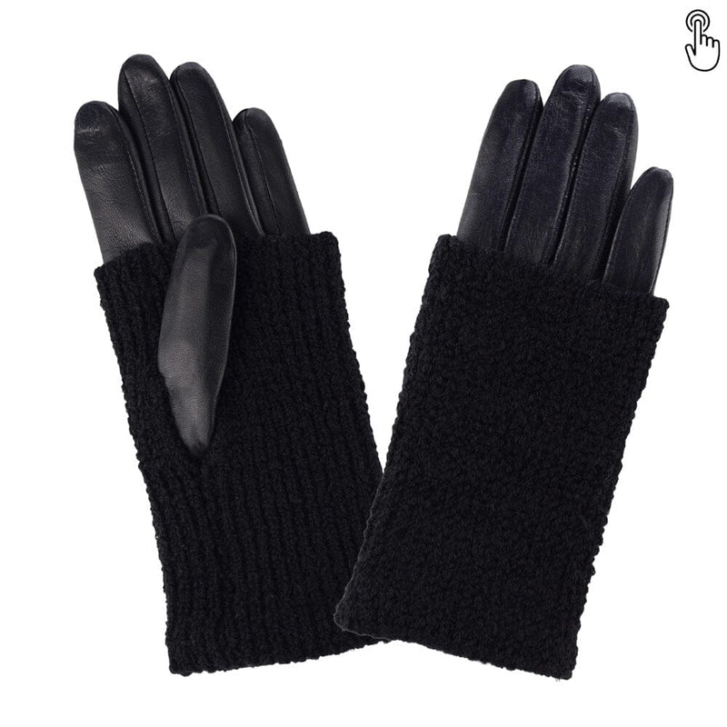 Gants cuir agneau-100% soie-Tactile-21576SN Gants Glove Story Noir 6.5 