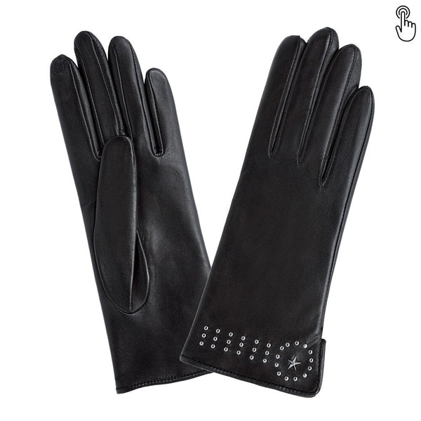 Gants cuir agneau-100% soie-Tactile-21577SN Gants Glove Story Noir 6.5 