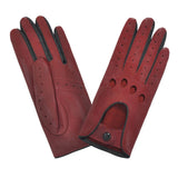 Gants cuir agneau-non doublé-conduite-21090NF Gant Glove Story Rouge/Noir 6.5 