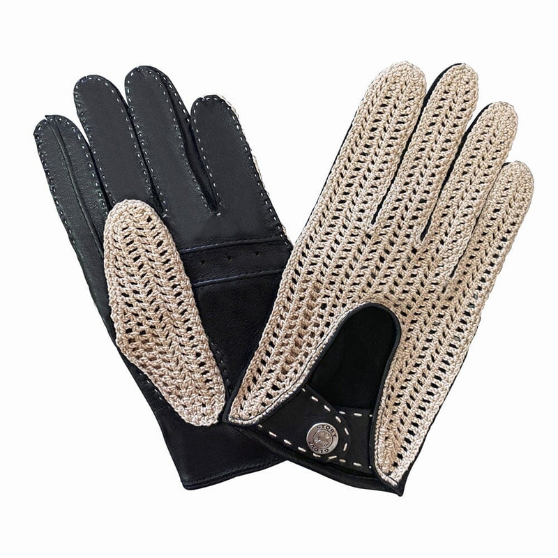 Gants cuir agneau-non doublé-conduite-22103NF Gant Glove Story Noir 8 